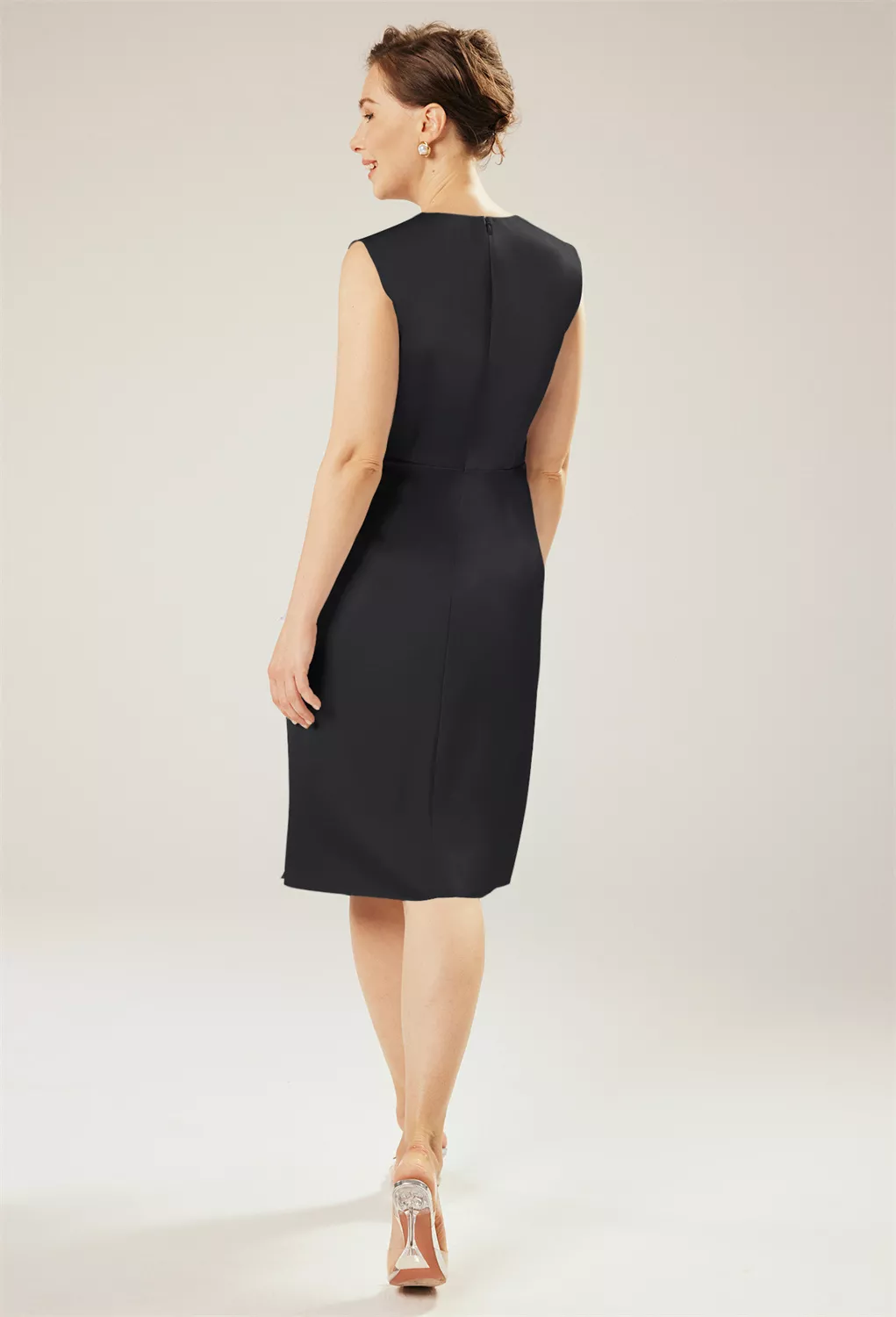 AW Peggy Black Metallic  Spring Mother of The Bride Dresses